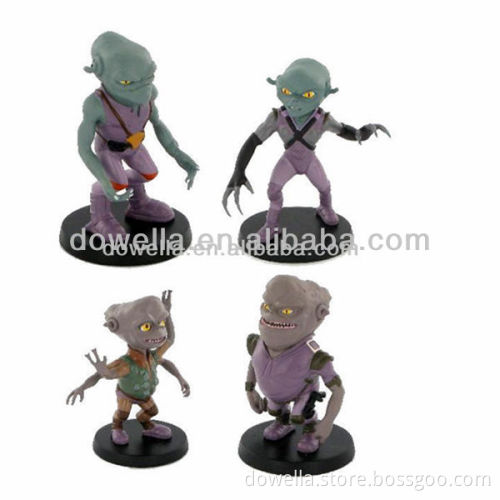 OEM toy cartoon/ 3D plastic action figures toy/plastic interlocking toy for kids